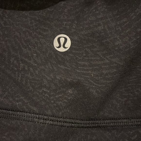 Lululemon Groove Flare Pant Ripple Emboss Black size 6 style lw5ezbs - Picture 5 of 7